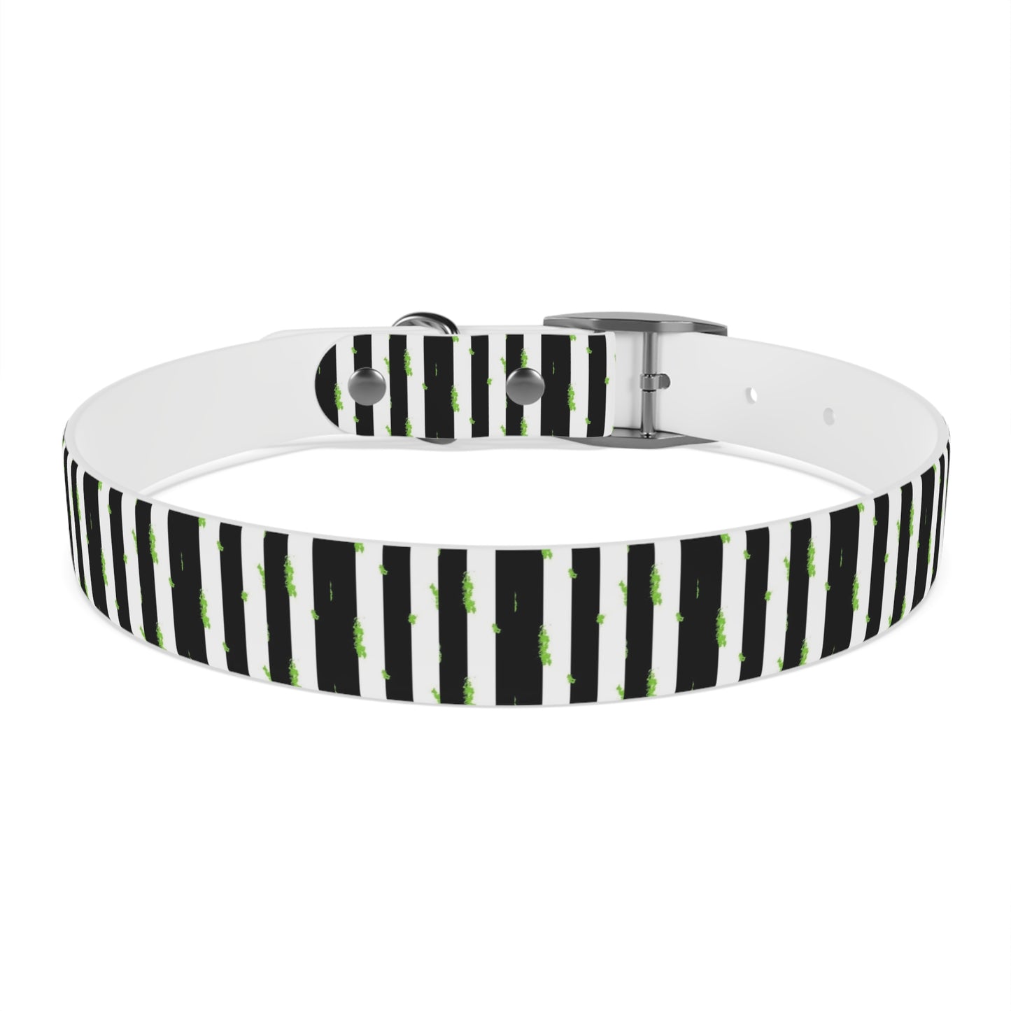 Beetlejuice Style Dog Collar