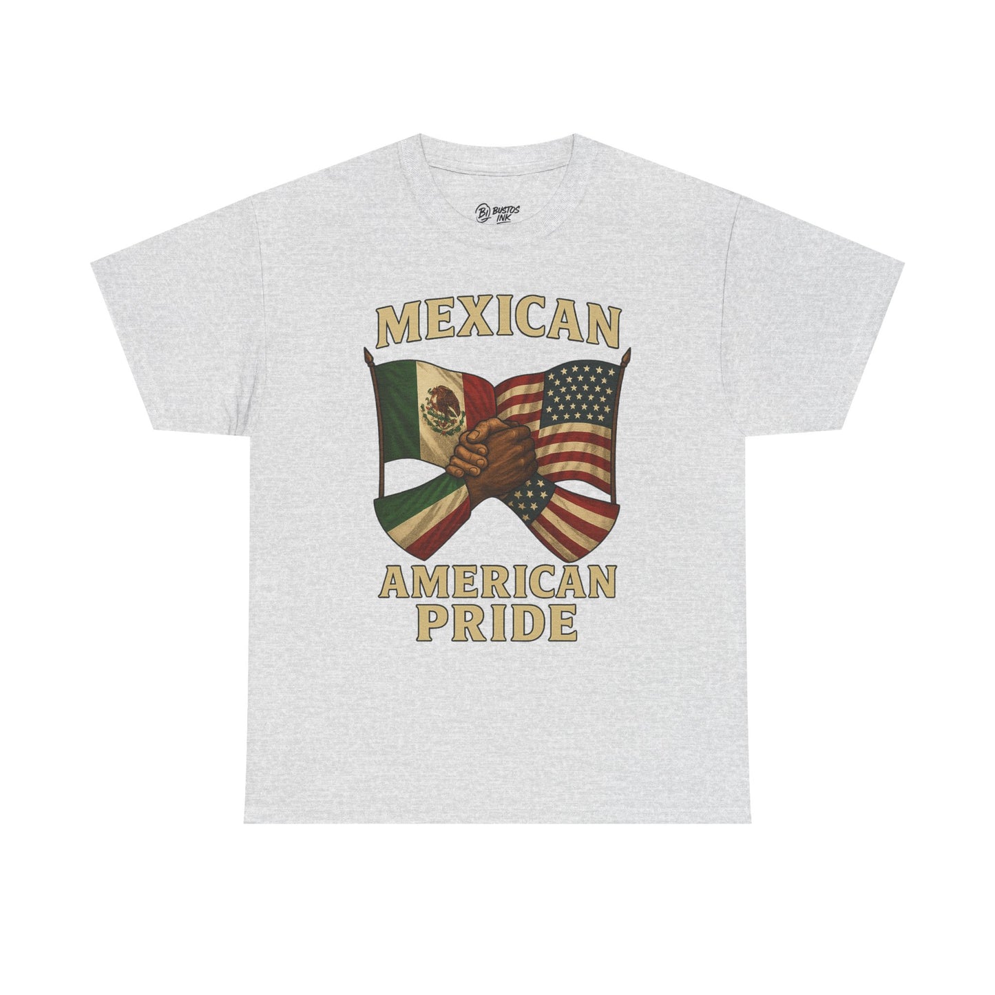 Mexican American Pride Tee, Unisex Cotton T-Shirt for Cultural Celebrations, Independence Day, Heritage Month, Gift for Patriotic Friends