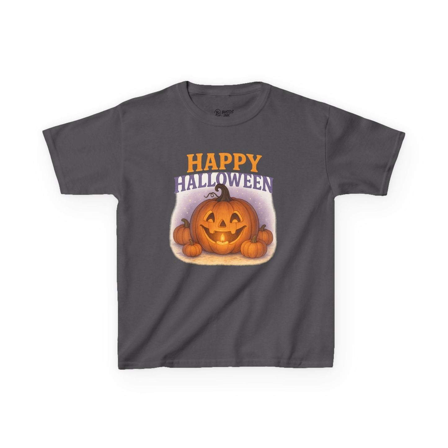 Kids Halloween Pumpkin Tee, Spooky T-Shirt for Kids, Fall Festival Clothes, Trick or Treat Shirt, Halloween Costume Tee