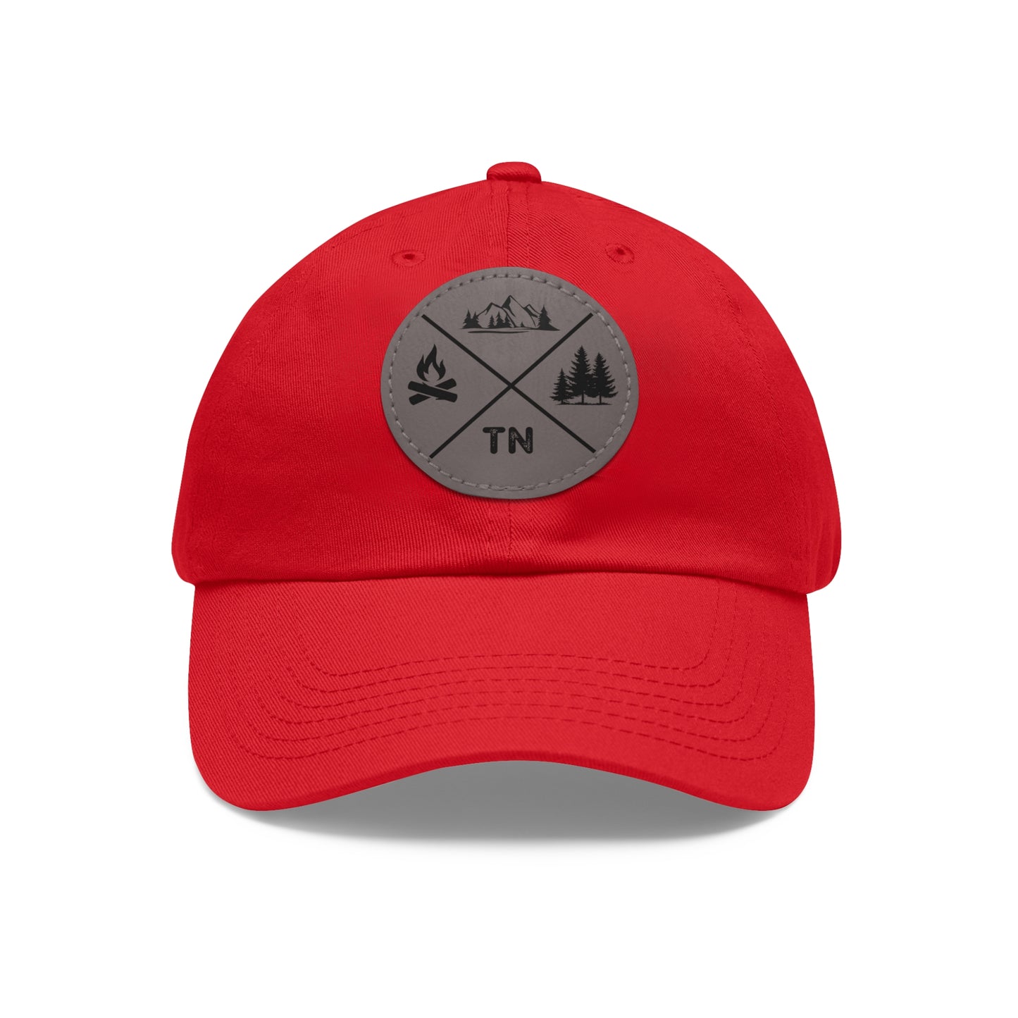 Hat with Leather Tennessee Outdoors Patch