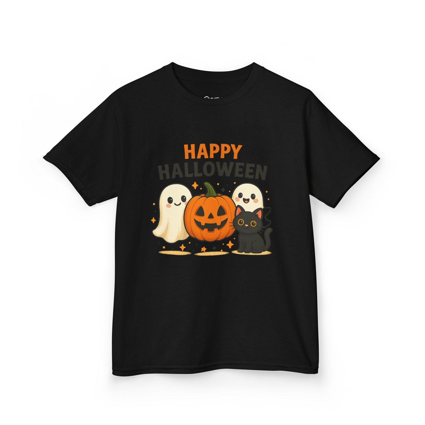 Kids Halloween Tee, Fun Halloween Shirt, Ghosts and Pumpkin Design, Spooky Kids T-Shirt, Fall Festival Apparel, Halloween Costume Tee