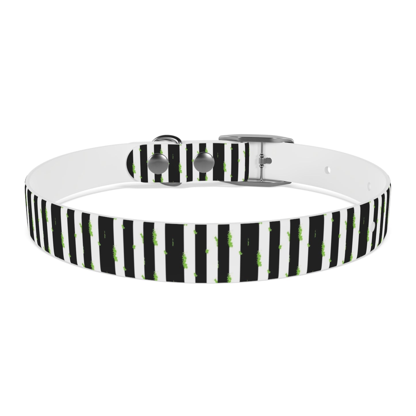 Beetlejuice Style Dog Collar
