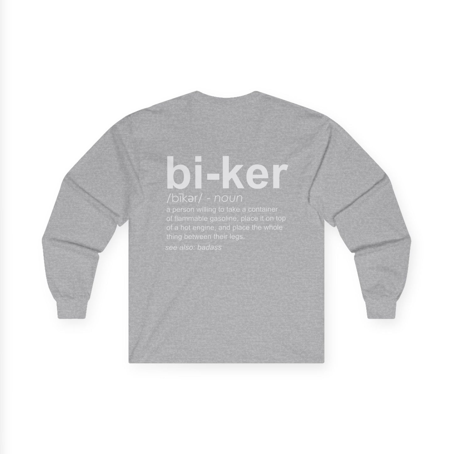 Biker Definition Unisex Ultra Cotton Long Sleeve Tee