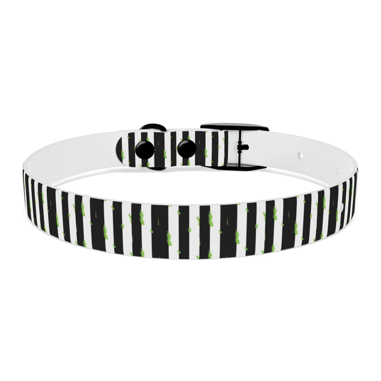Beetlejuice Style Dog Collar