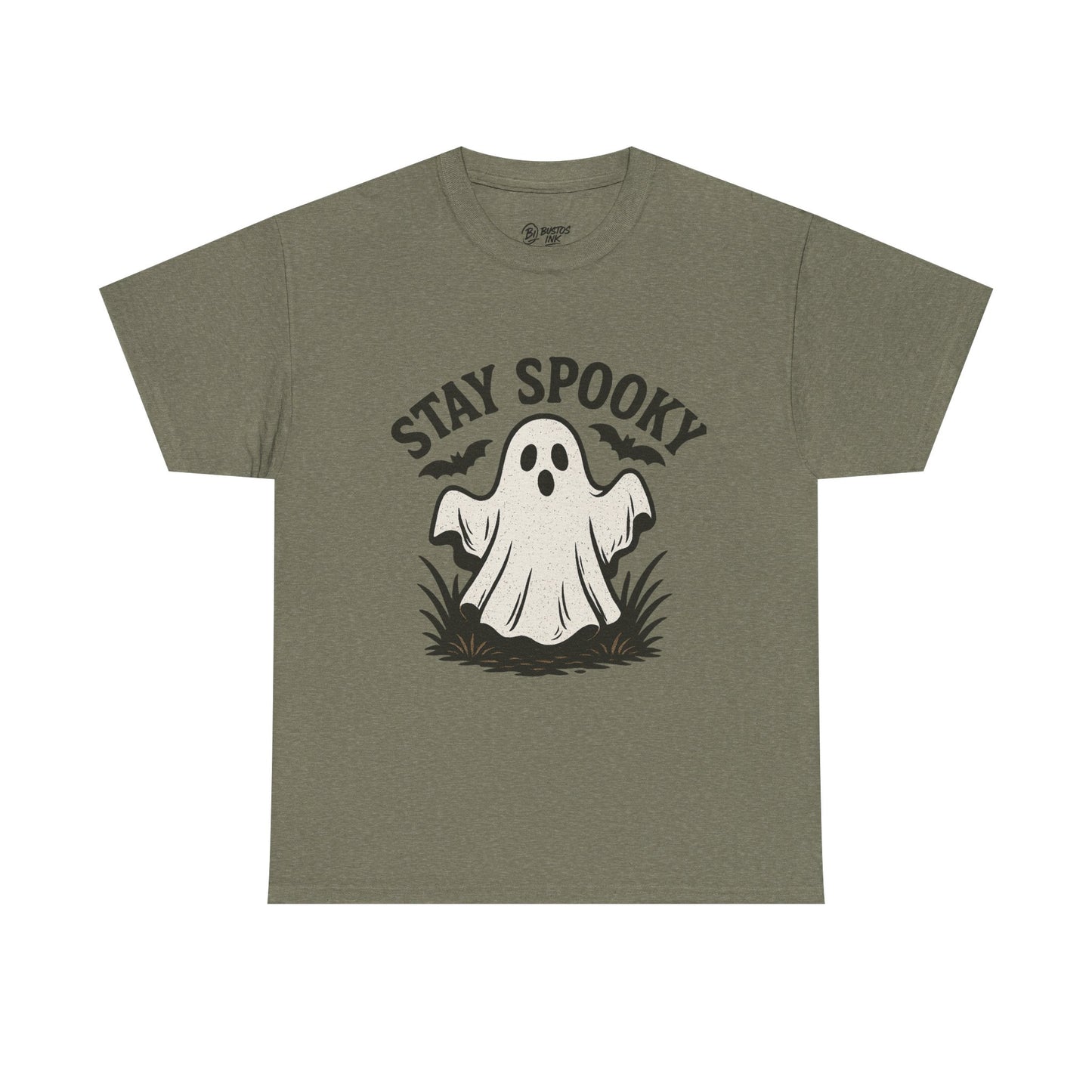 Spooky Ghost Tee - Perfect for Halloween, Unisex Cotton Shirt, Halloween Costume Top, Fall Apparel, Stay Spooky Tee