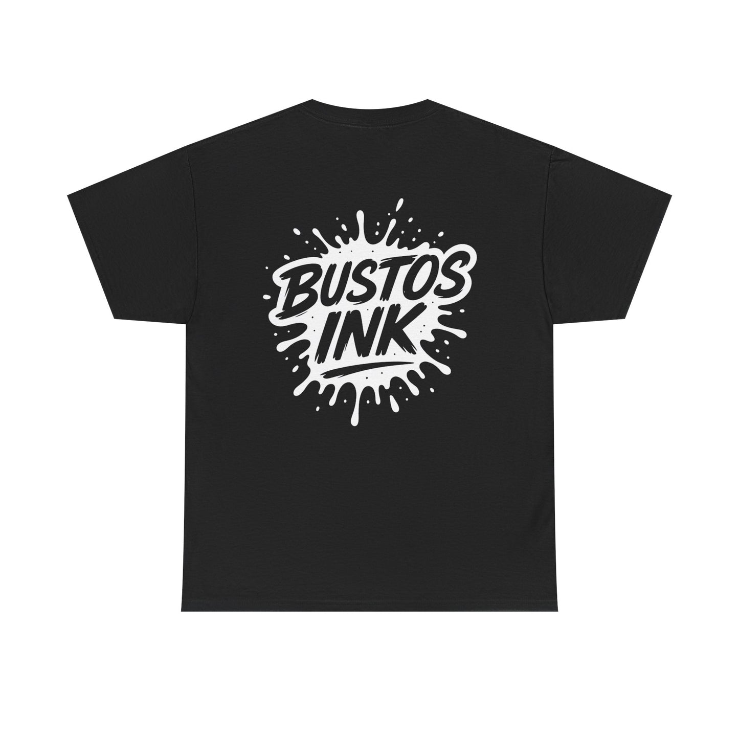 Bold Graphic Tee - Bustos Ink, Unisex Tee, Casual Wear, Street Style Shirt, Creative Gift, Graphic Art Fashion