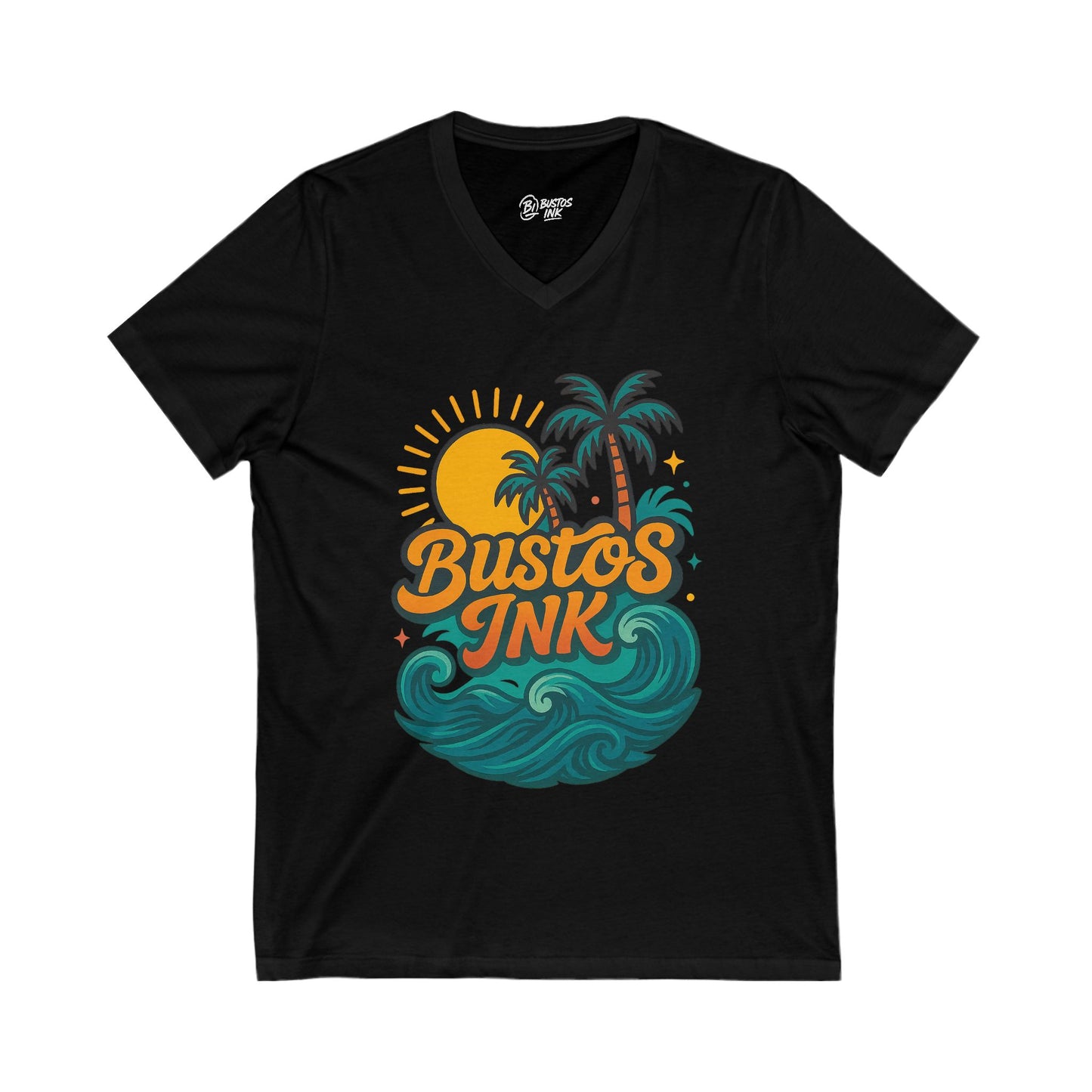 Beach Vibes Unisex Tee - Tropical Graphic T-Shirt, Summer Shirt, Casual Wear, Gift for Ocean Lovers, Vacation Apparel