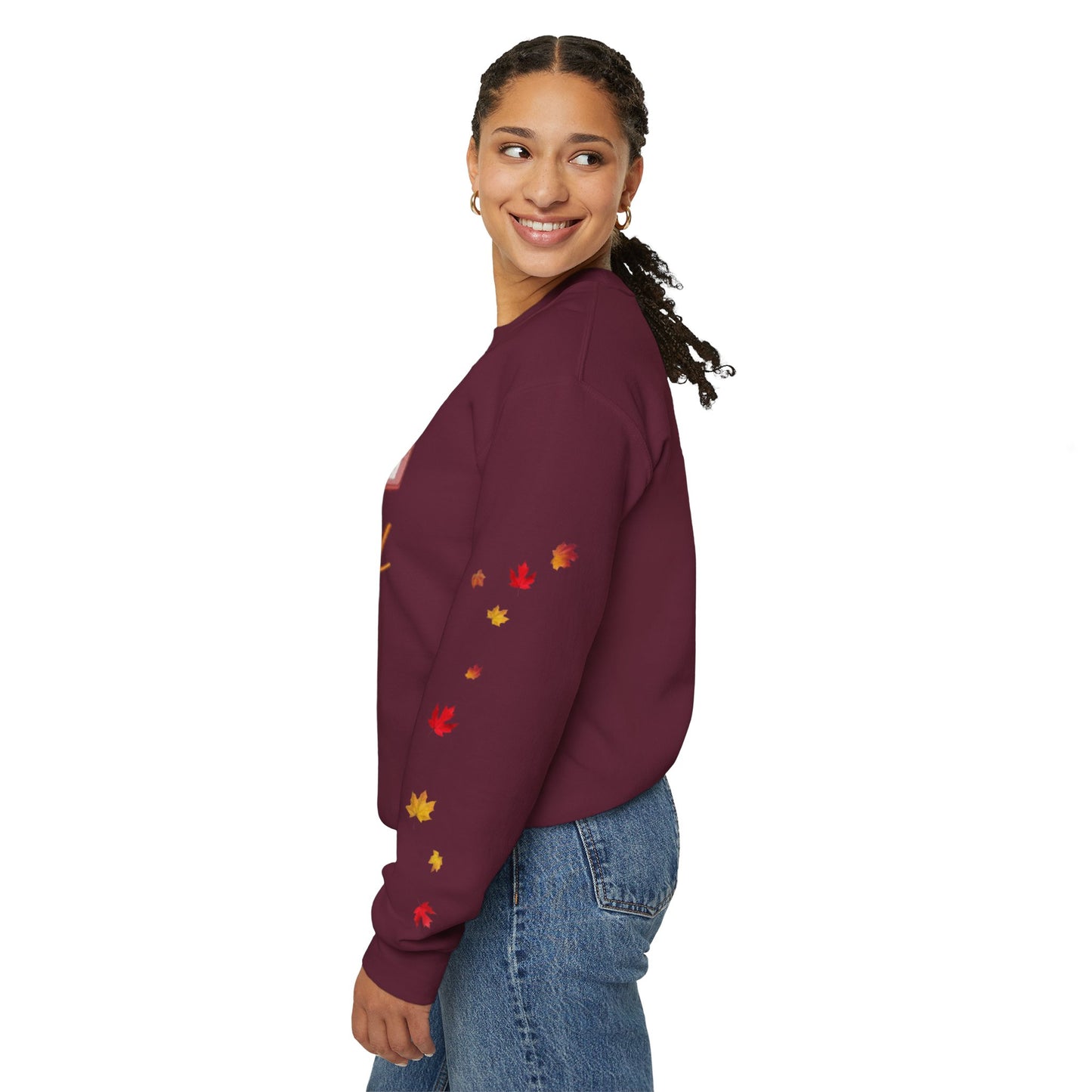 Cozy Fall Sweatshirt, Just a Girl Who Loves Fall, Comfy Crewneck Sweatshirt