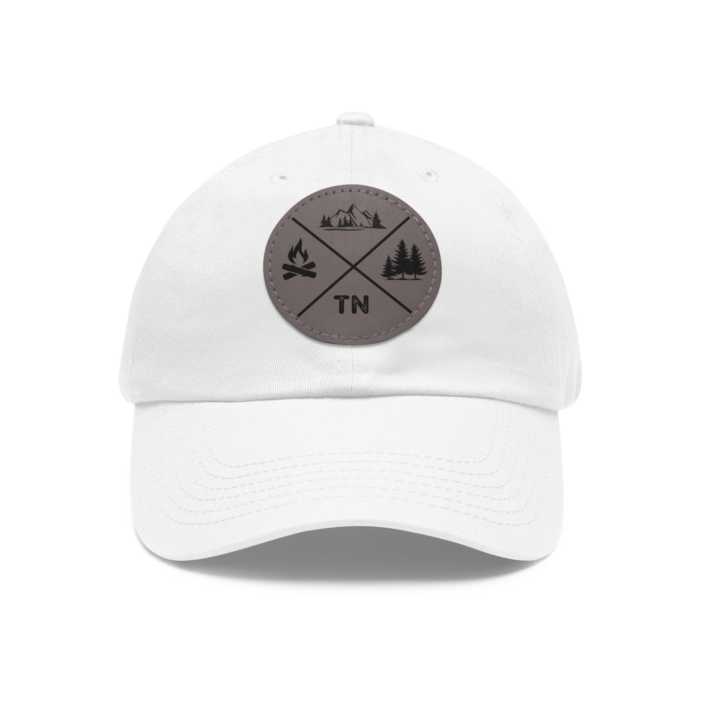 Hat with Leather Tennessee Outdoors Patch