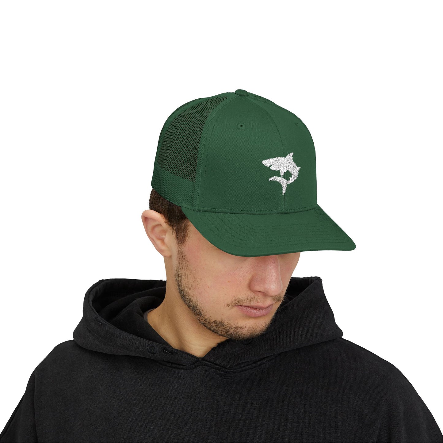 Shark Embroidered Cap