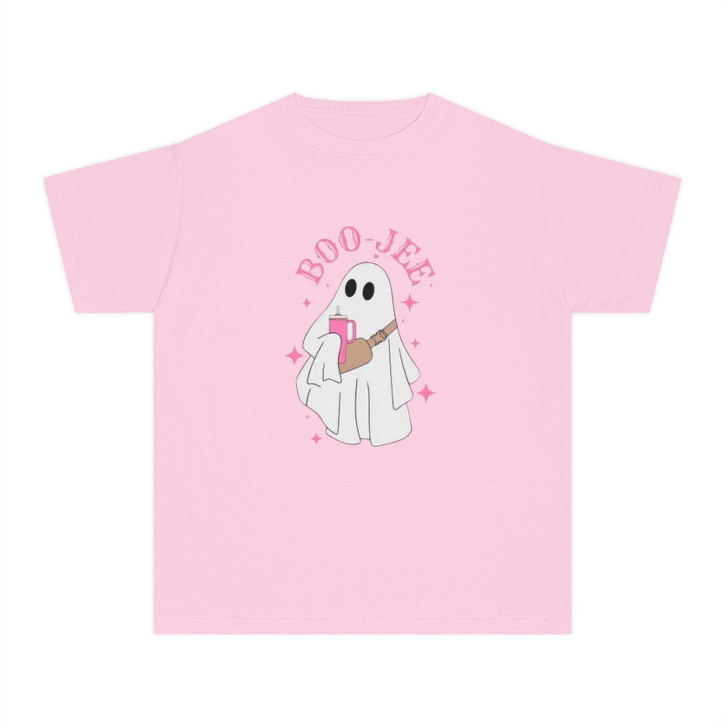 Boo Jee Ghost Youth Midweight Tee-Halloween Shirt