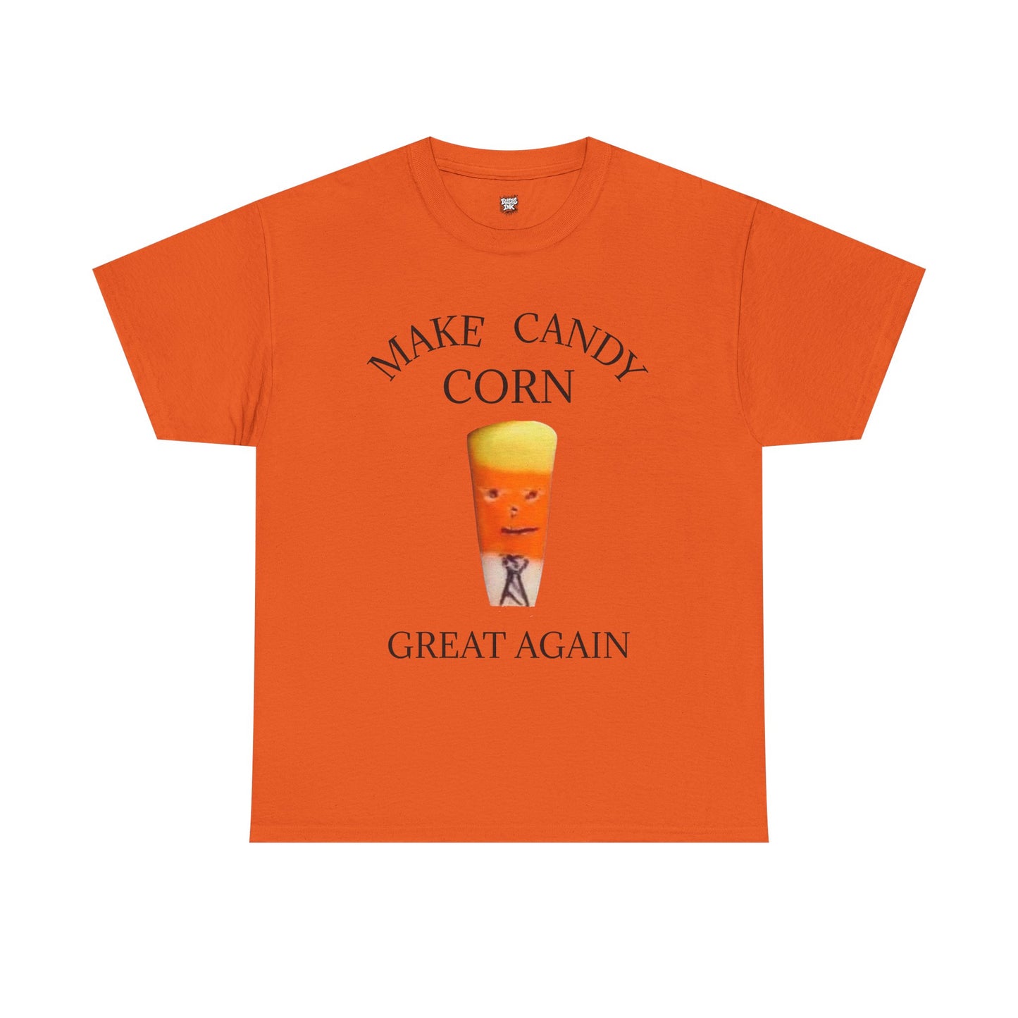 Halloween Tee, Funny Candy Corn Unisex Heavy Cotton T-Shirt