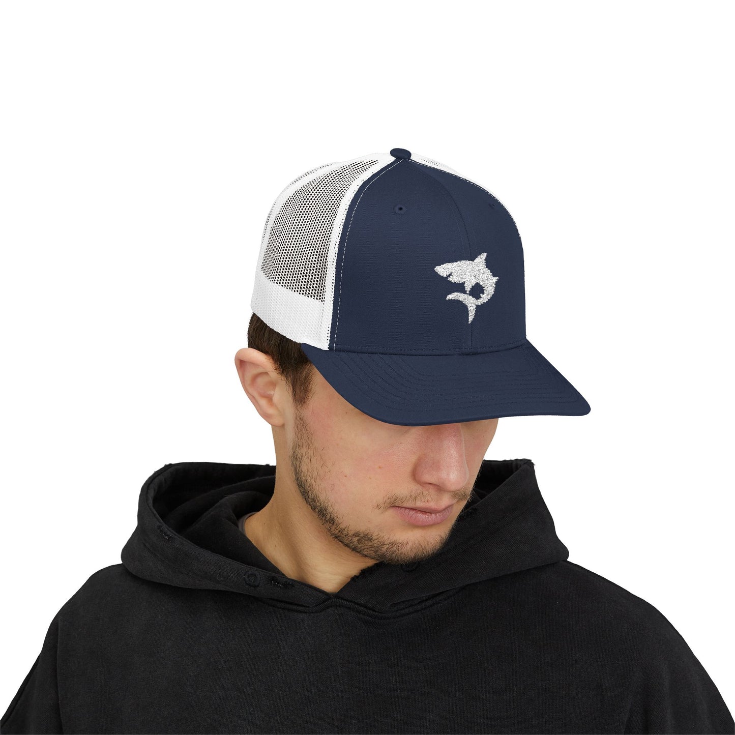 Shark Embroidered Cap