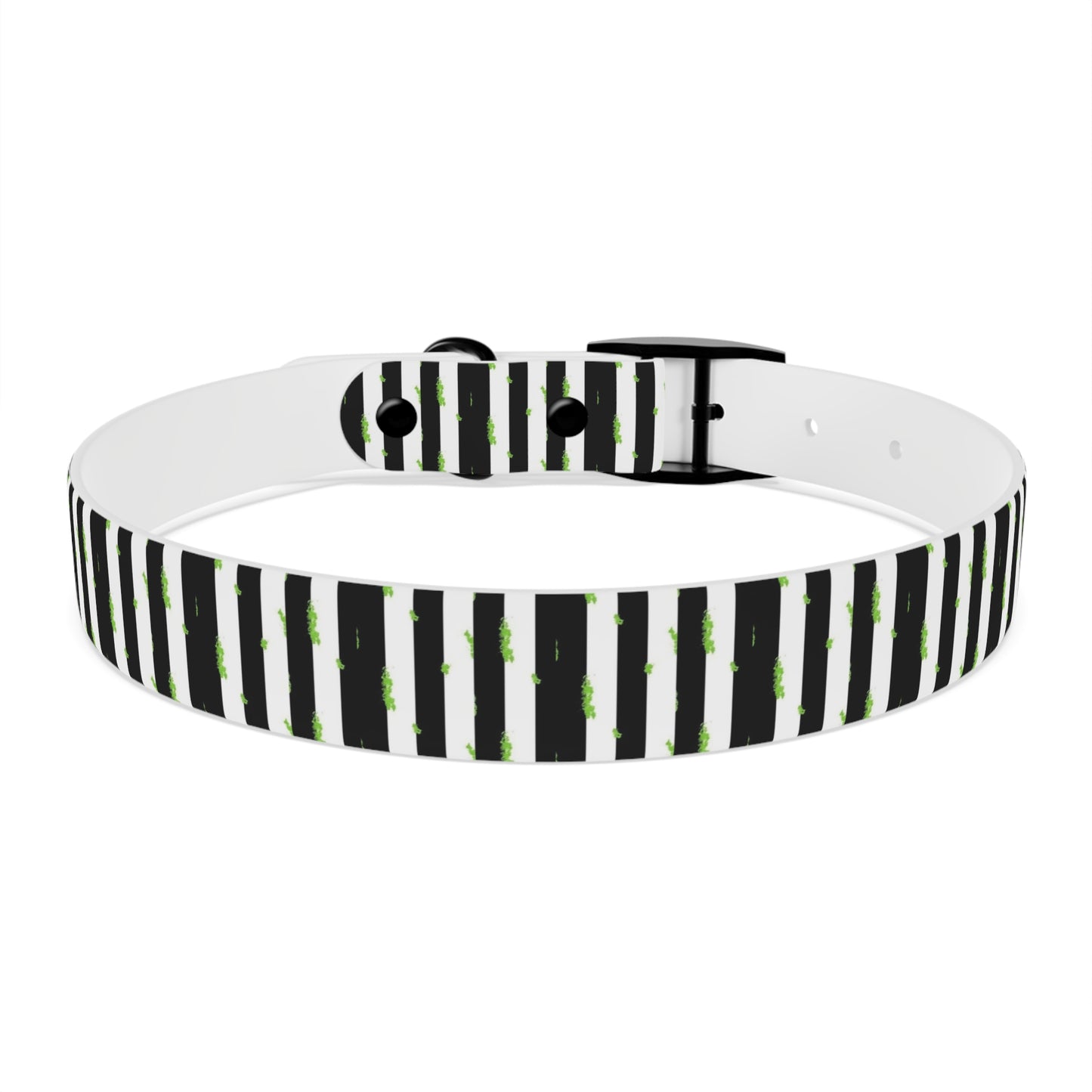 Beetlejuice Style Dog Collar