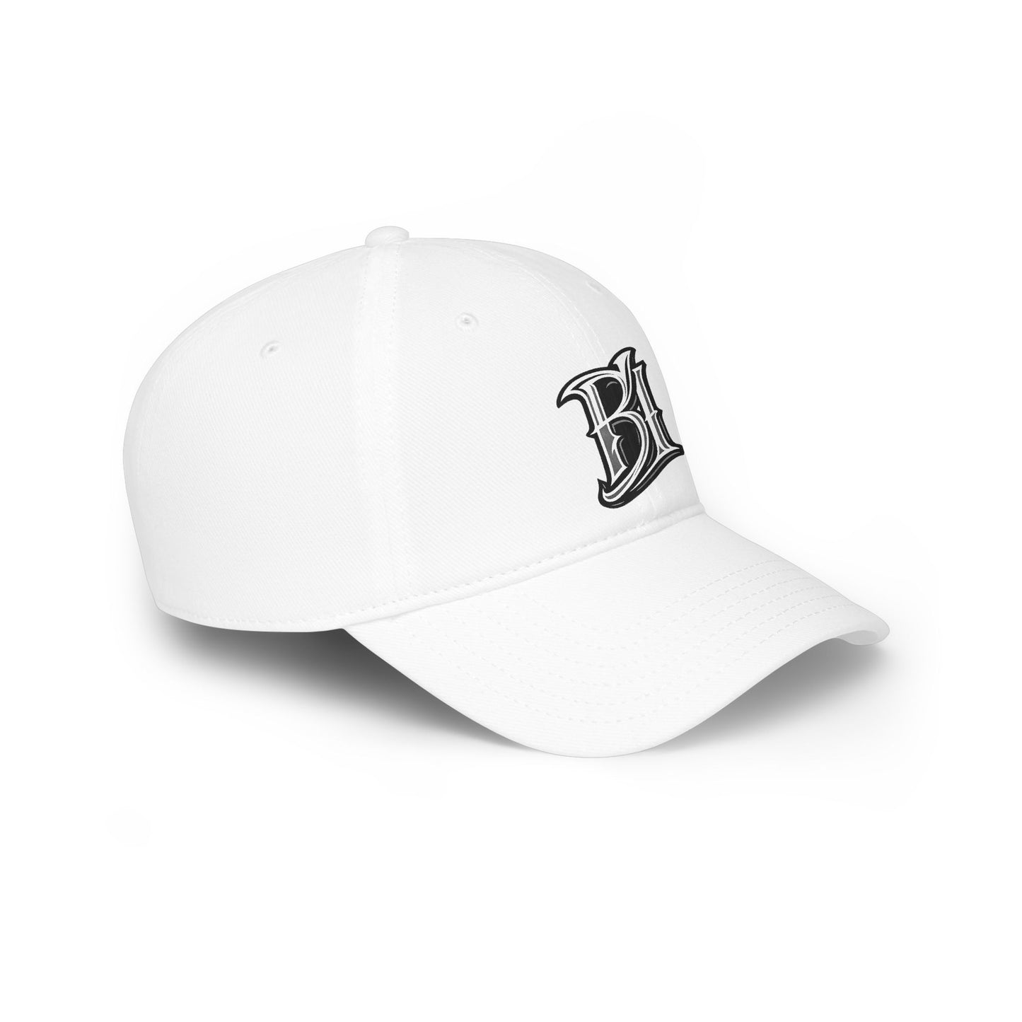 Embroidered 'B1' Low‑Profile Baseball Cap – Vintage Script Logo Hat