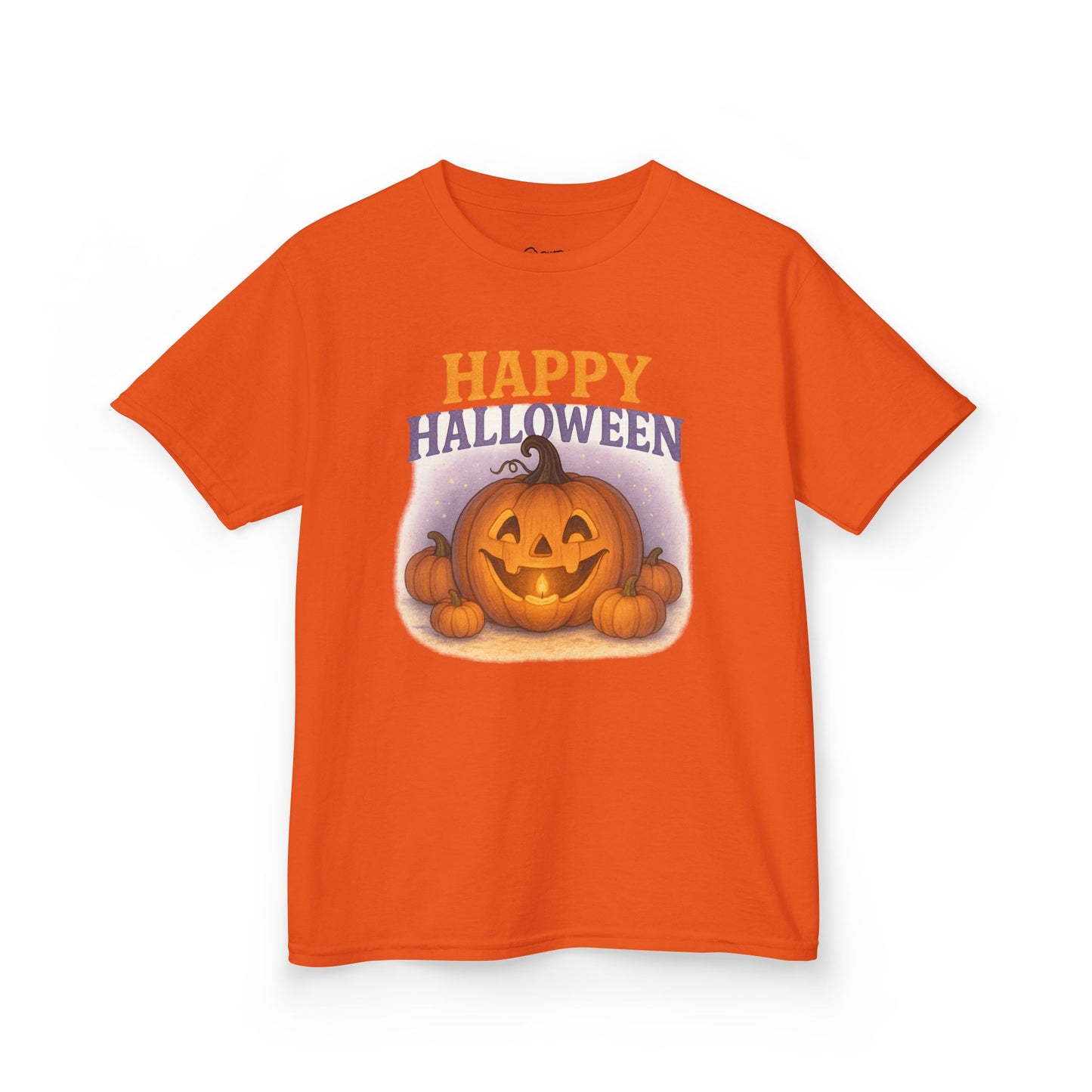 Kids Halloween Pumpkin Tee, Spooky T-Shirt for Kids, Fall Festival Clothes, Trick or Treat Shirt, Halloween Costume Tee