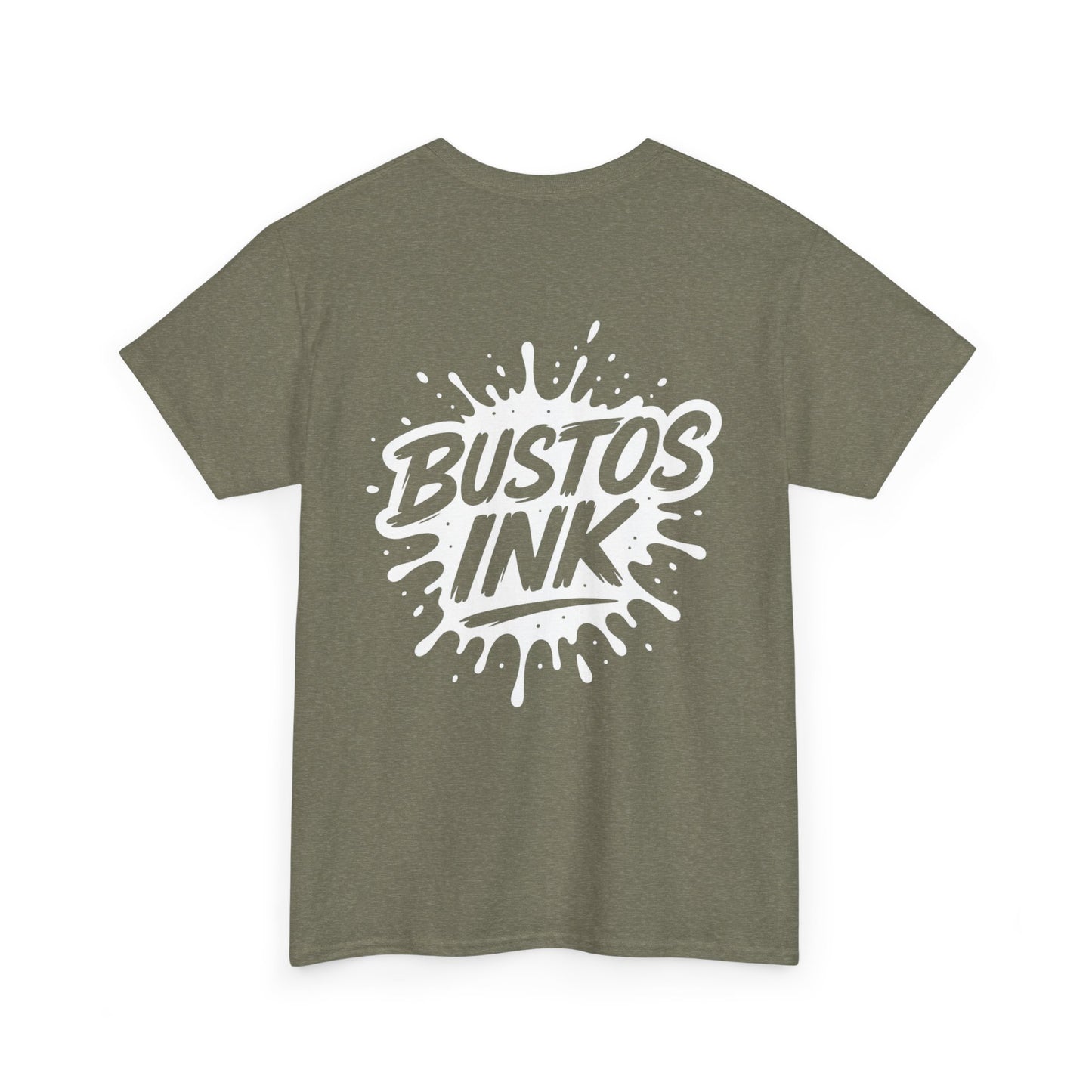 Bold Graphic Tee - Bustos Ink, Unisex Tee, Casual Wear, Street Style Shirt, Creative Gift, Graphic Art Fashion