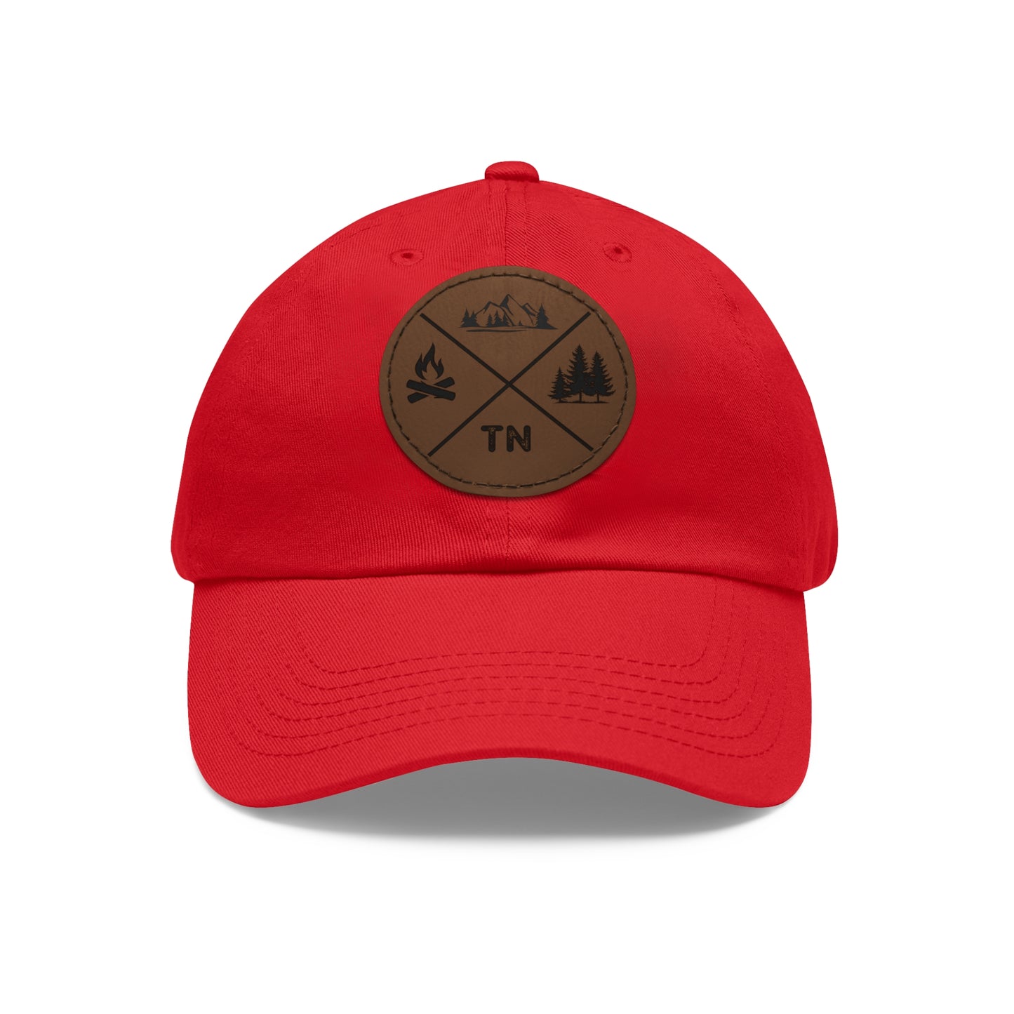 Hat with Leather Tennessee Outdoors Patch