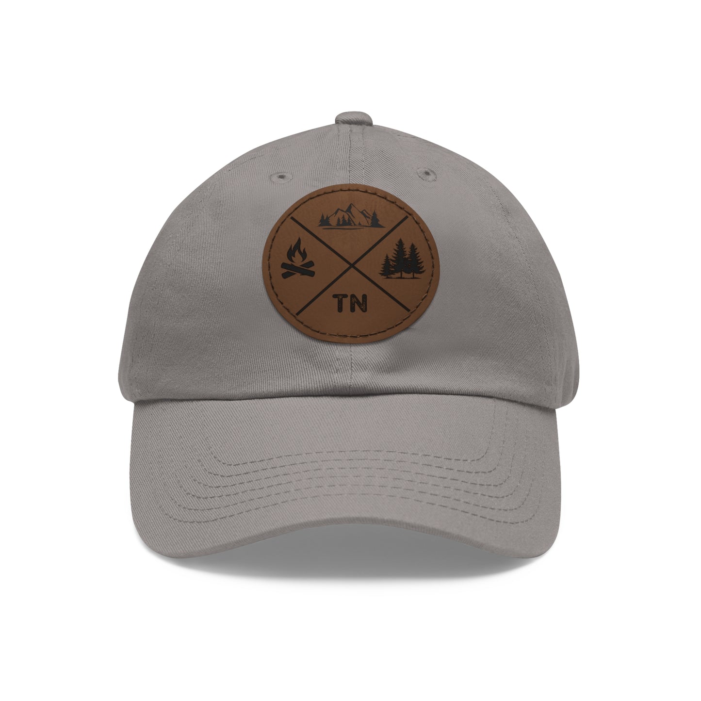 Hat with Leather Tennessee Outdoors Patch