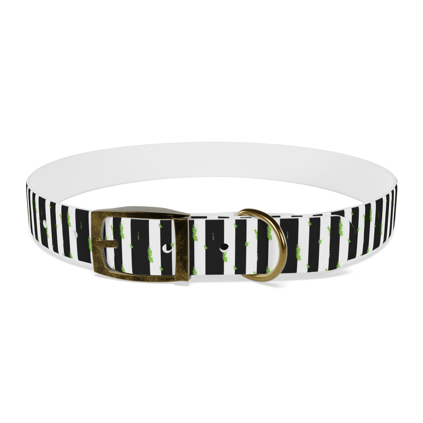 Beetlejuice Style Dog Collar