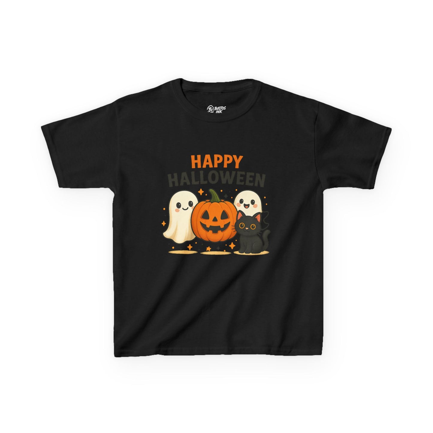 Kids Halloween Tee, Fun Halloween Shirt, Ghosts and Pumpkin Design, Spooky Kids T-Shirt, Fall Festival Apparel, Halloween Costume Tee
