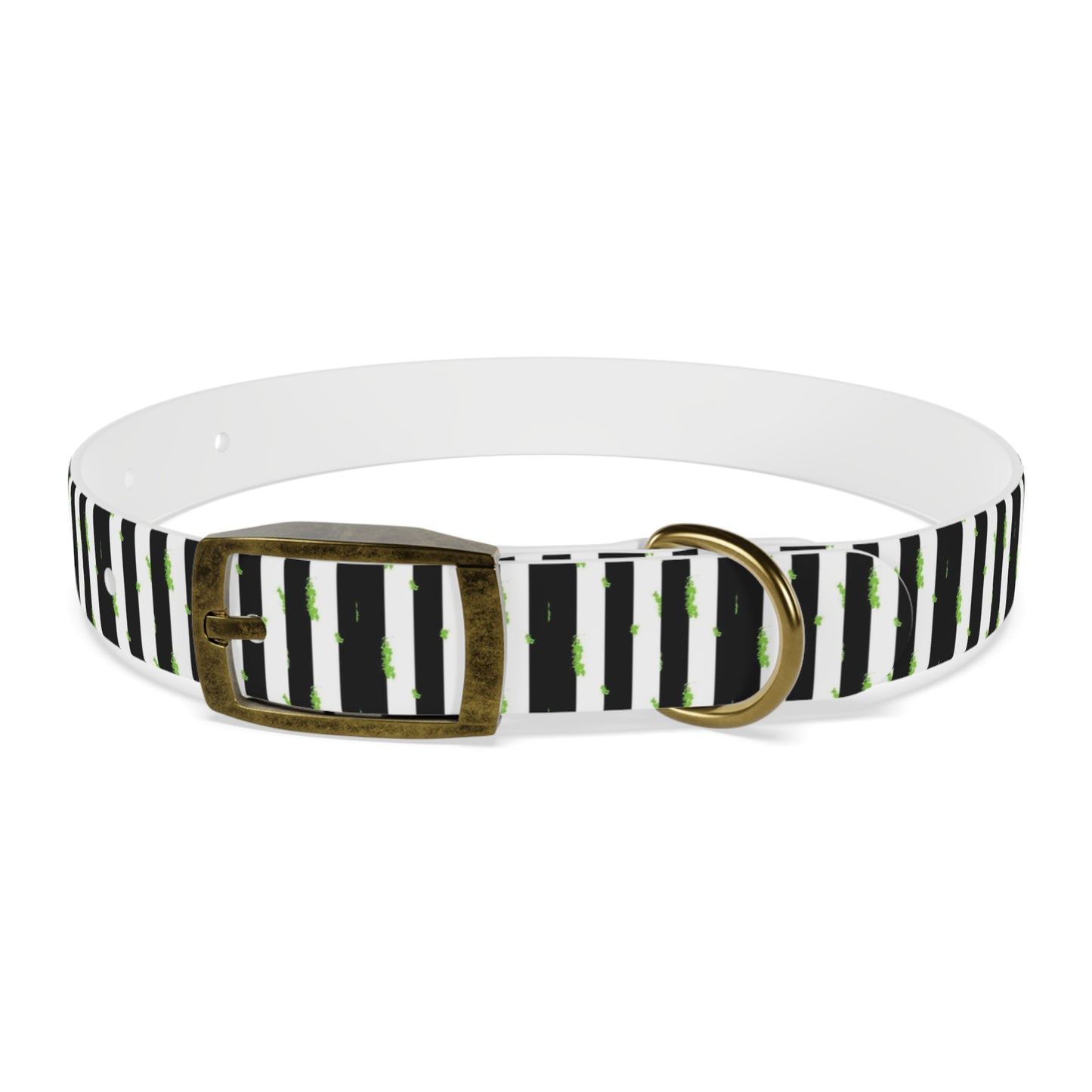Beetlejuice Style Dog Collar