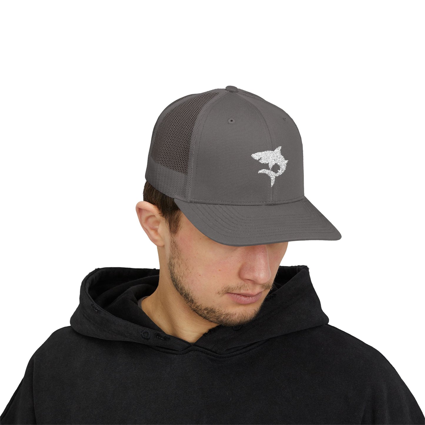 Shark Embroidered Cap