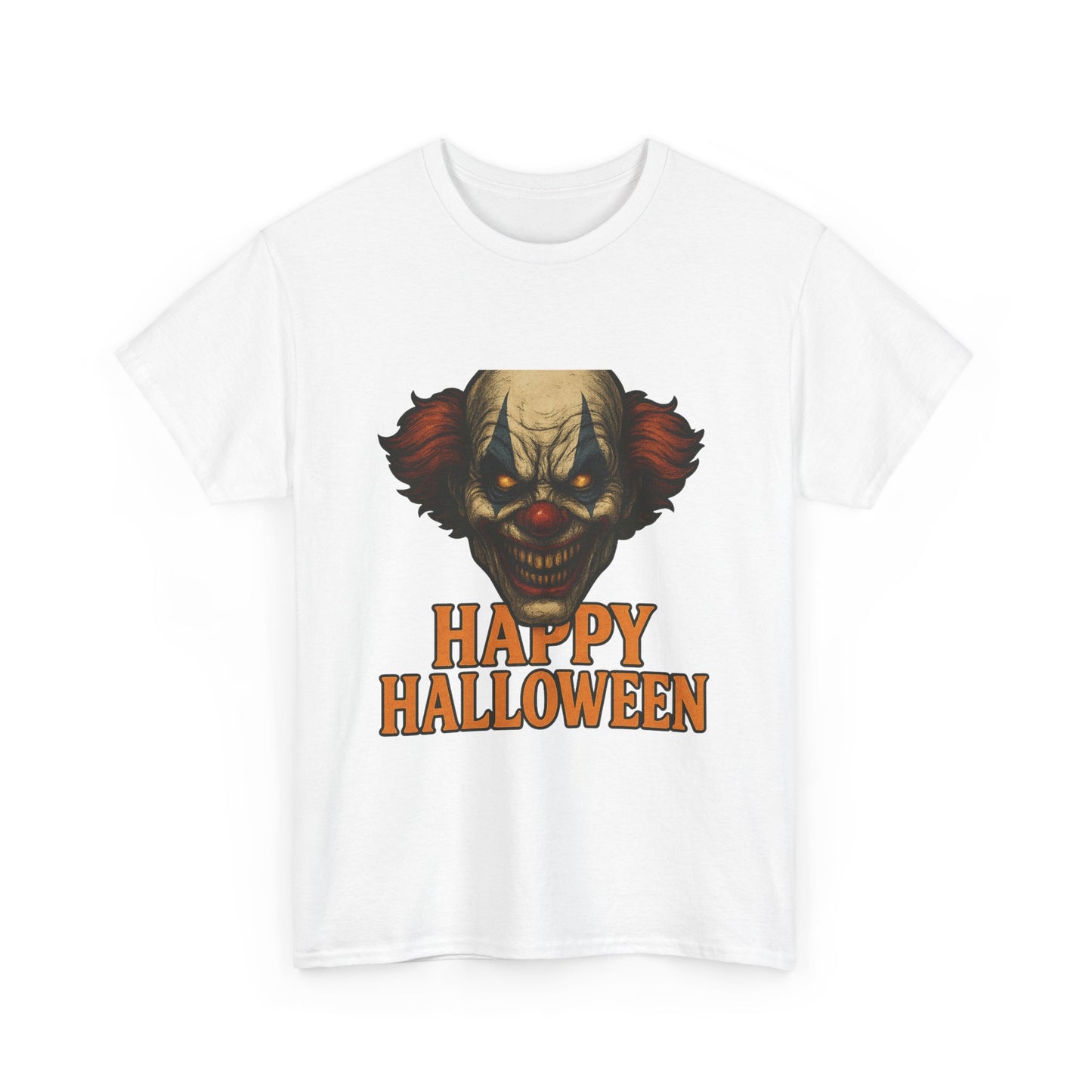 Halloween Clown Tee - Unisex Cotton Shirt for Spooky Season, Halloween Costume, Trick or Treat, Horror Lover Gift, Scary Graphic T-Shirt