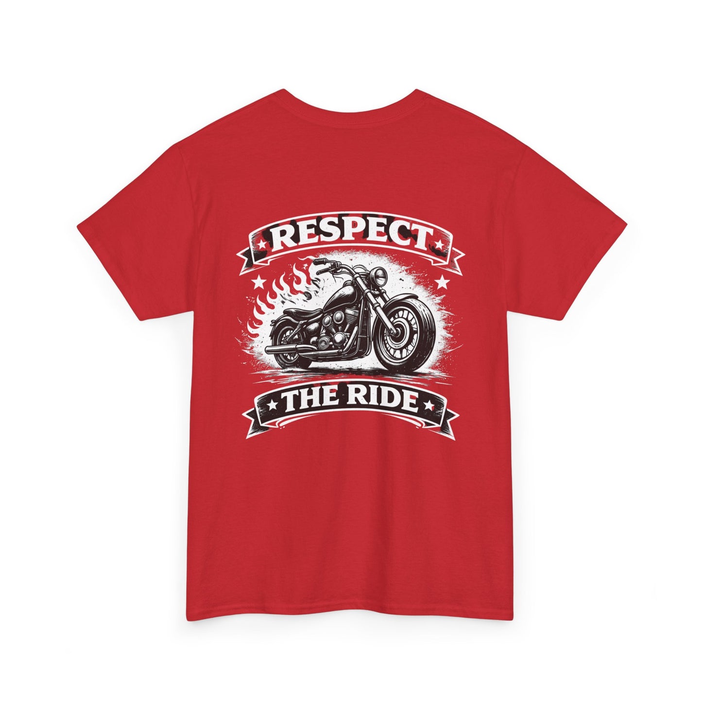Respect The Ride Motorcycle T‑Shirt — Biker Vintage Chopper Tee