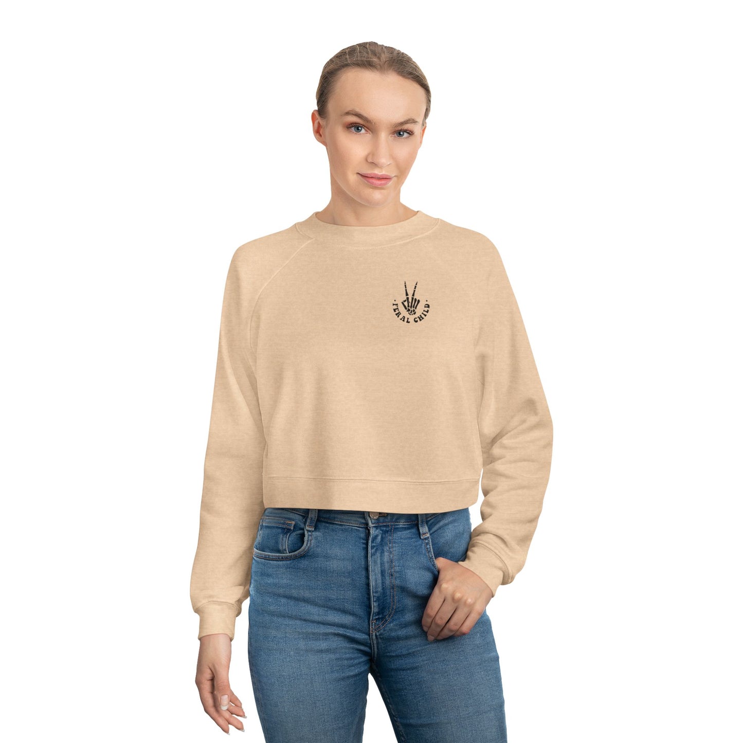 Feral Child Fleece Crop Pullover