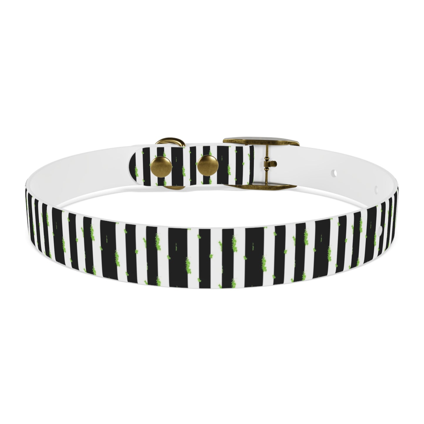 Beetlejuice Style Dog Collar