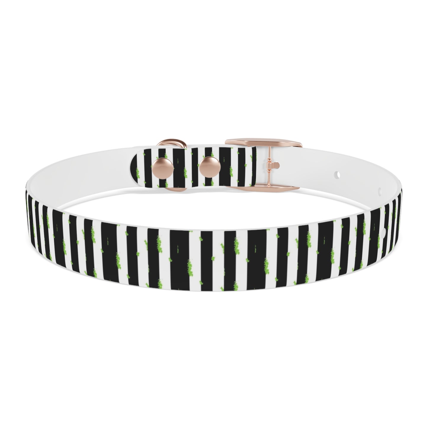 Beetlejuice Style Dog Collar