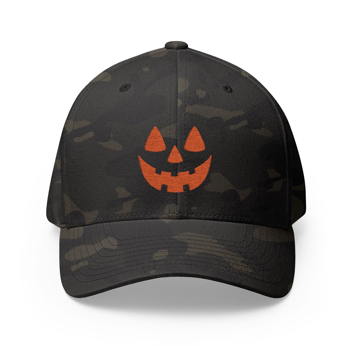Embroidered Halloween Pumpkin Cap