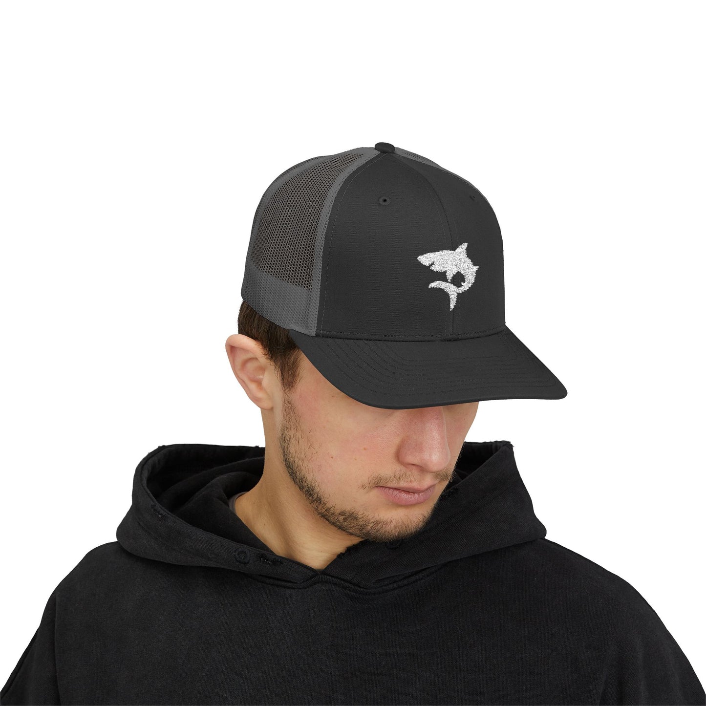 Shark Embroidered Cap