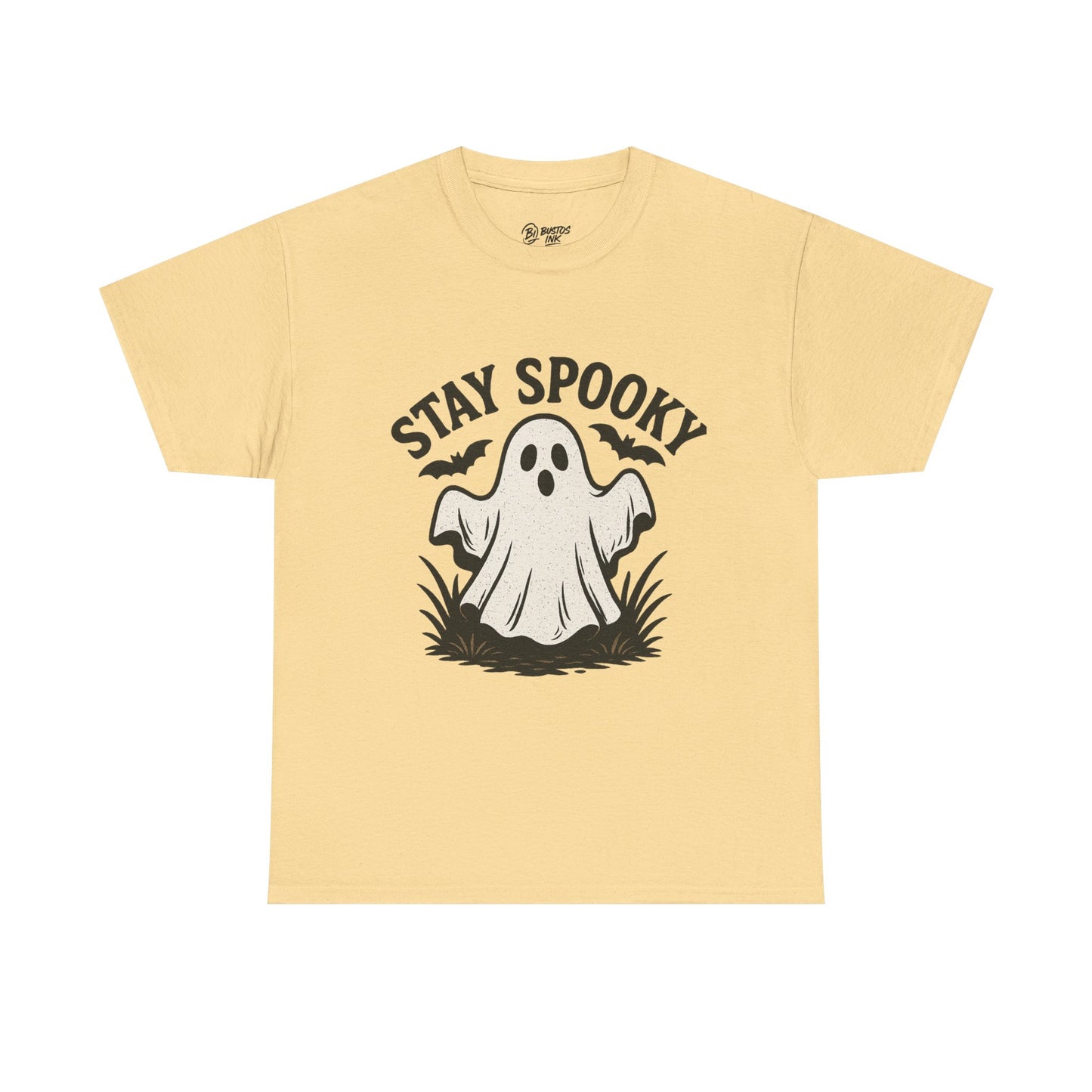 Spooky Ghost Tee - Perfect for Halloween, Unisex Cotton Shirt, Halloween Costume Top, Fall Apparel, Stay Spooky Tee