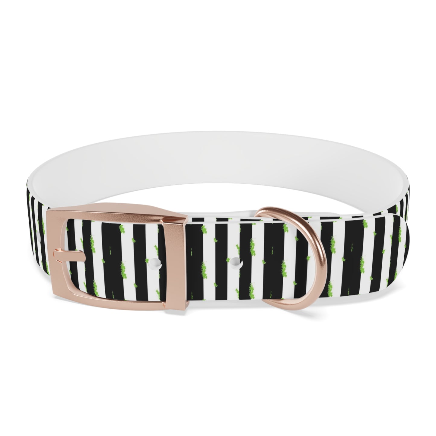 Beetlejuice Style Dog Collar