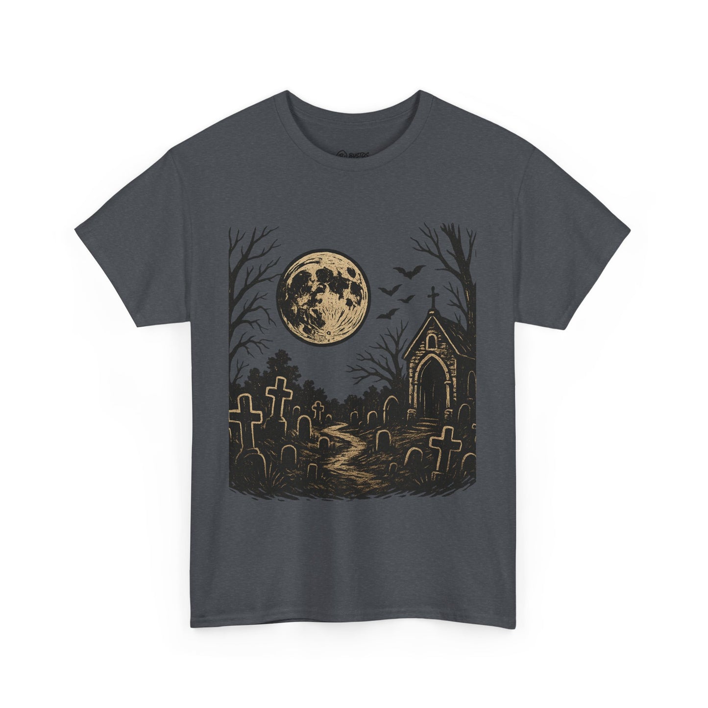 Spooky Moonlight Unisex Tee - Halloween Apparel, Graphic T-Shirt, Gothic Style, Fall Wardrobe, Casual Outfit