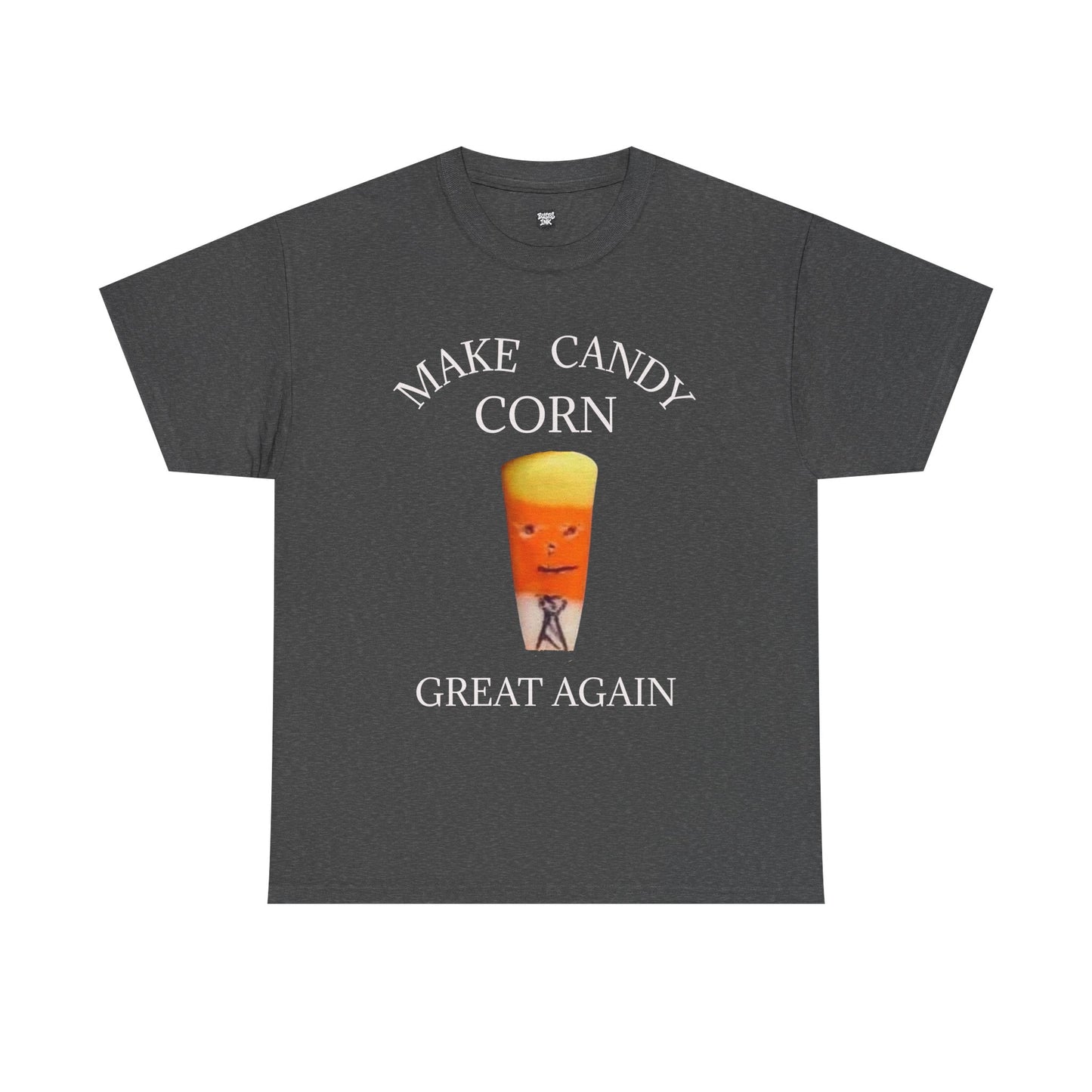 Halloween Tee, Funny Candy Corn Unisex Heavy Cotton T-Shirt