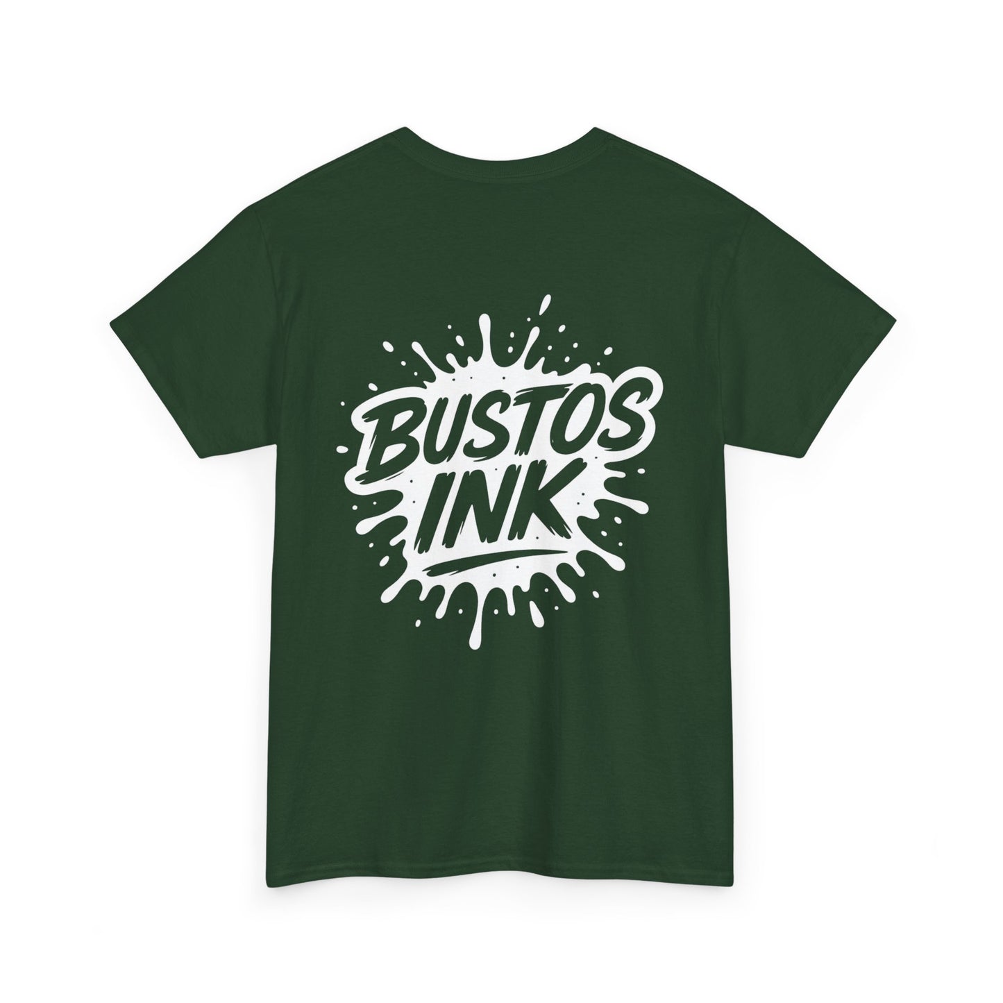 Bold Graphic Tee - Bustos Ink, Unisex Tee, Casual Wear, Street Style Shirt, Creative Gift, Graphic Art Fashion