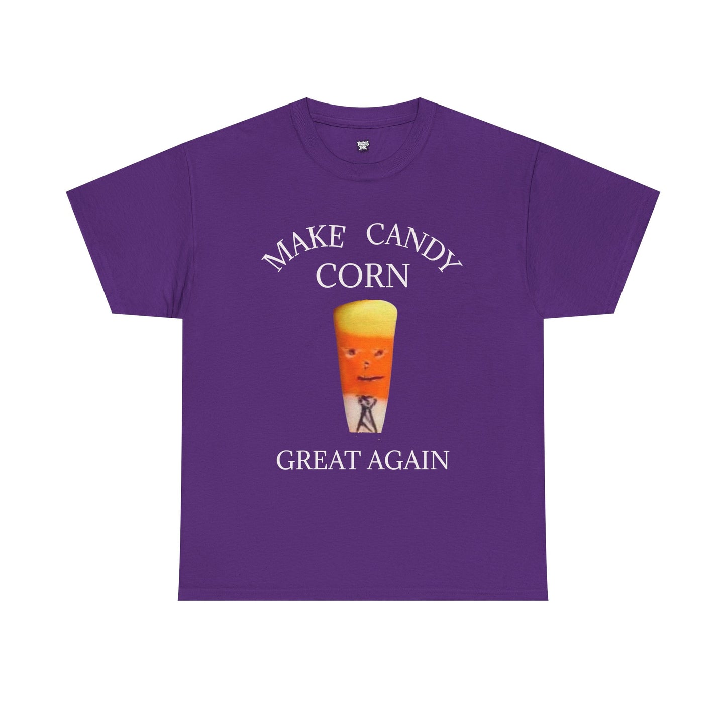 Halloween Tee, Funny Candy Corn Unisex Heavy Cotton T-Shirt