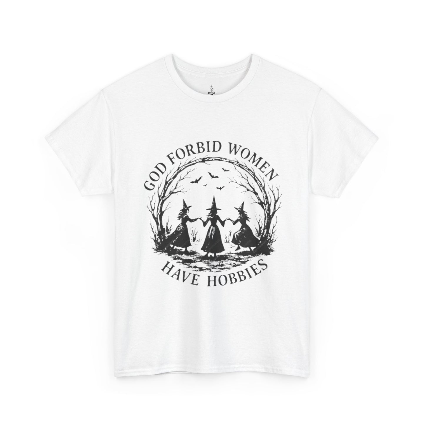 Unisex Heavy Cotton Tee-God Forbid Women Have Hobbies
