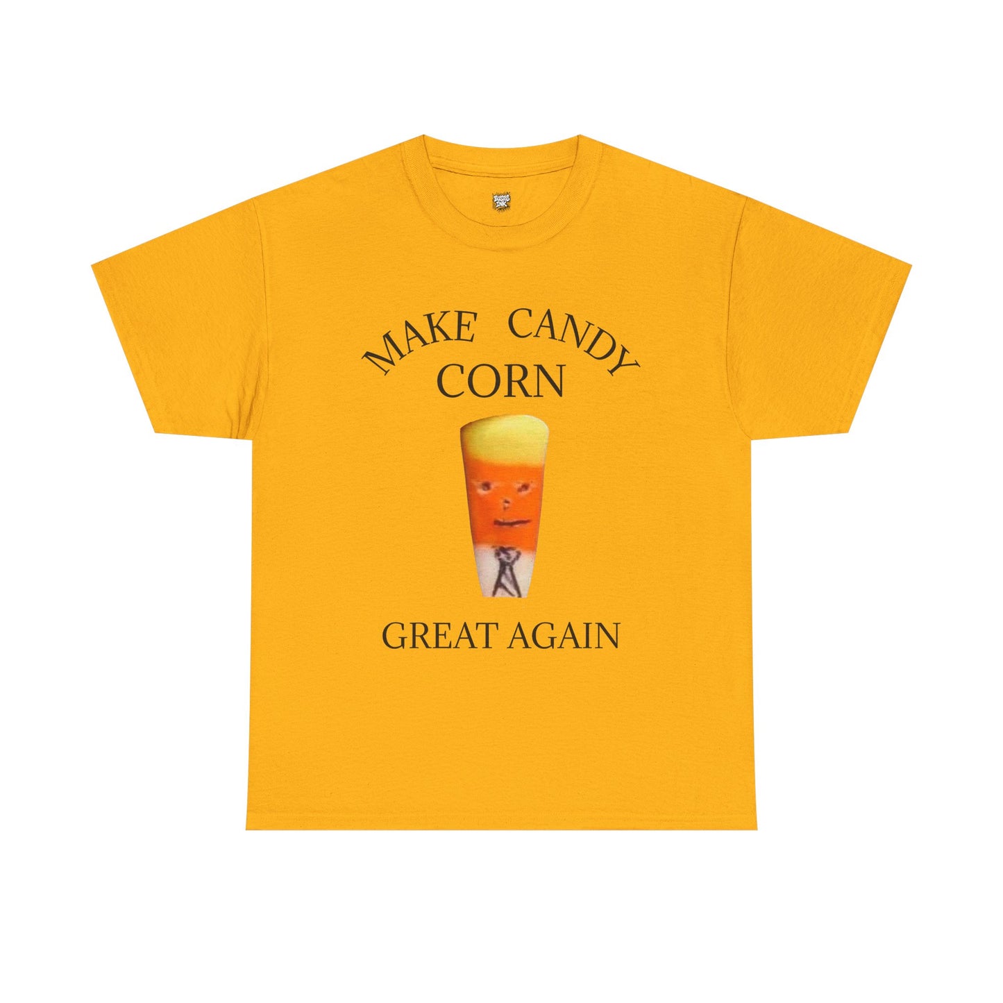 Halloween Tee, Funny Candy Corn Unisex Heavy Cotton T-Shirt