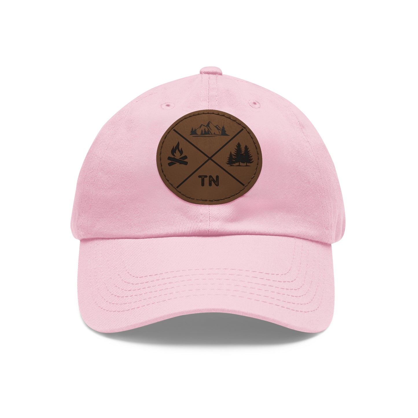 Hat with Leather Tennessee Outdoors Patch