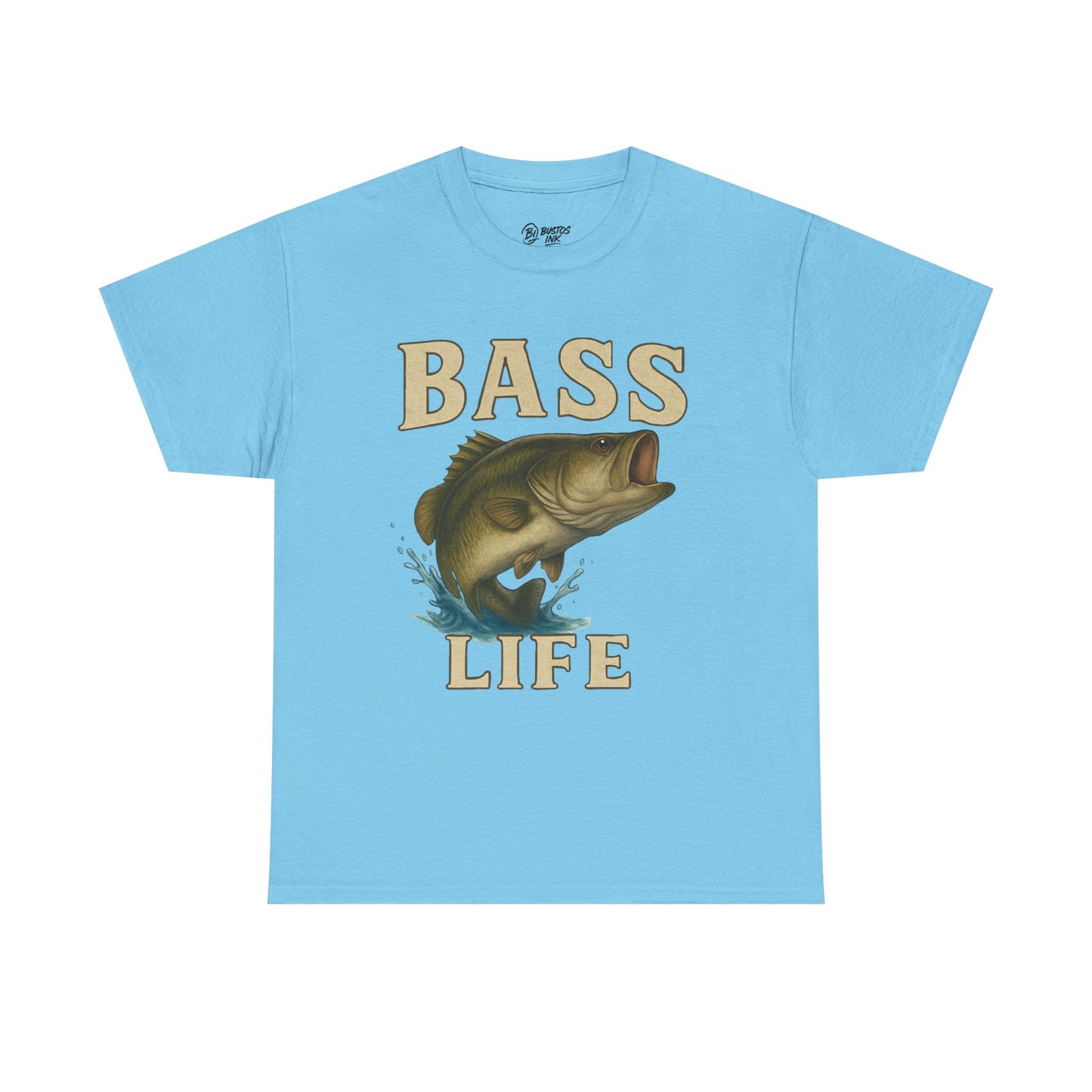 Bass Life Fishing Tee, Unisex Cotton Shirt, Outdoor Enthusiast Gift, Angler Apparel, Casual Summer Top, Fishing Event Shirt