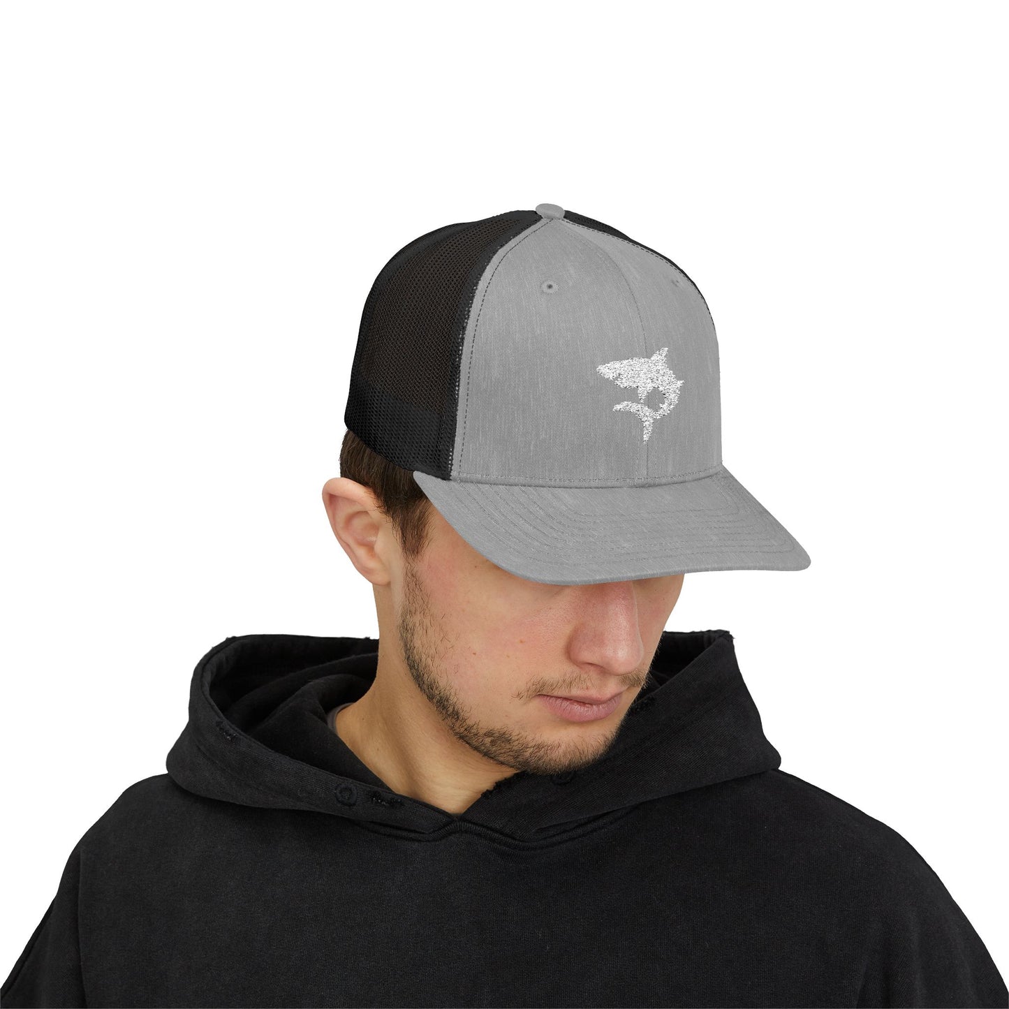 Shark Embroidered Cap
