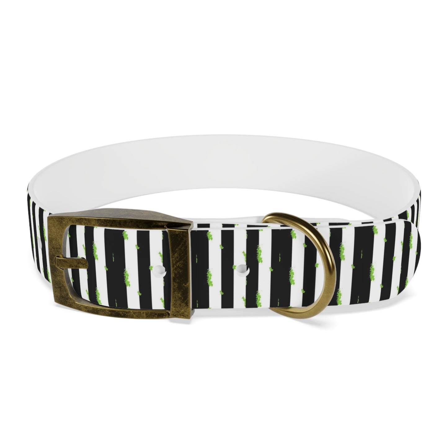 Beetlejuice Style Dog Collar
