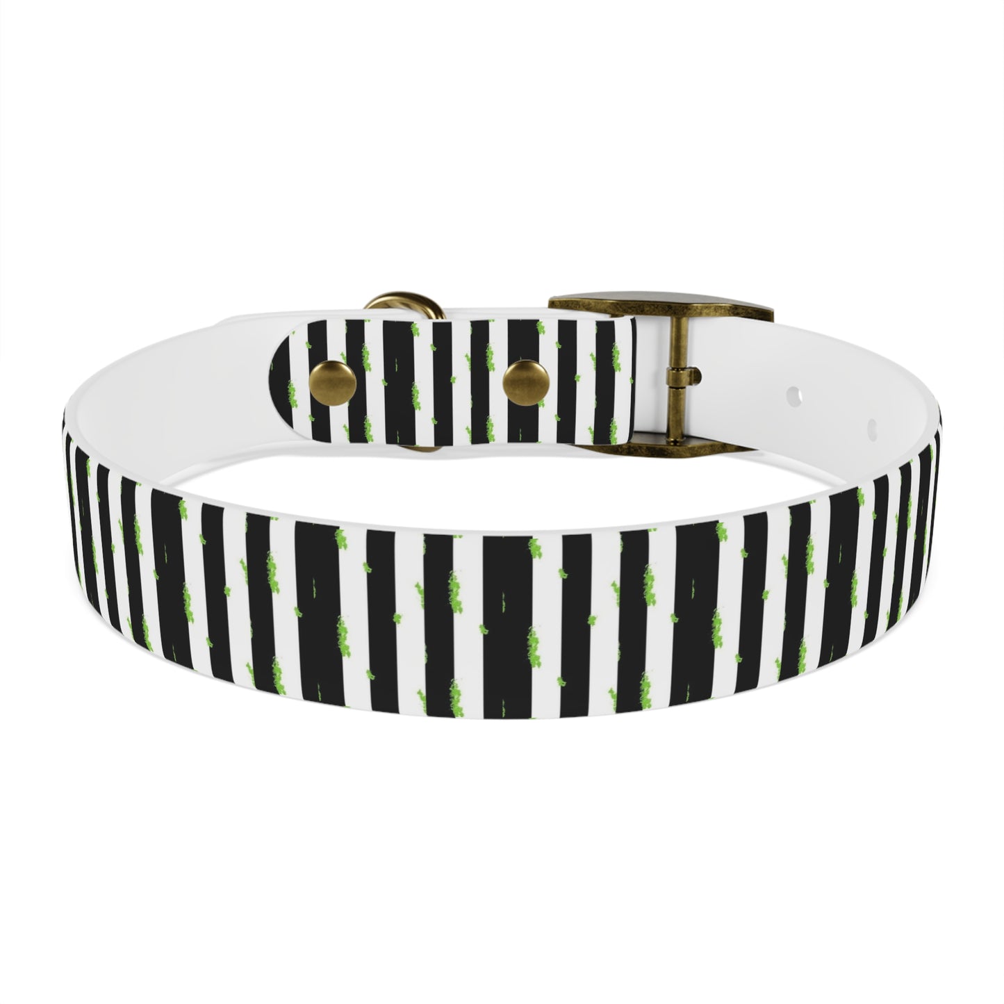 Beetlejuice Style Dog Collar