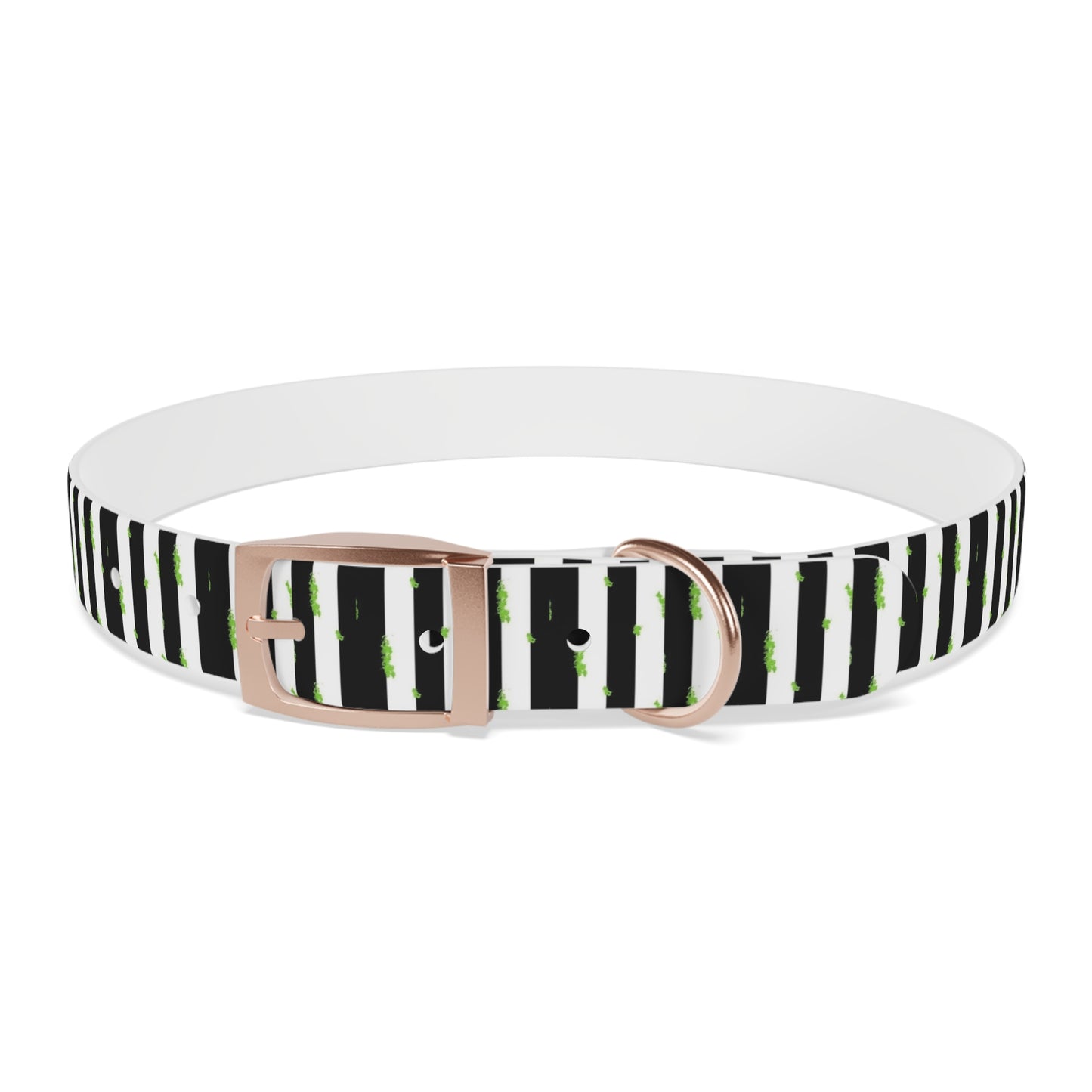Beetlejuice Style Dog Collar