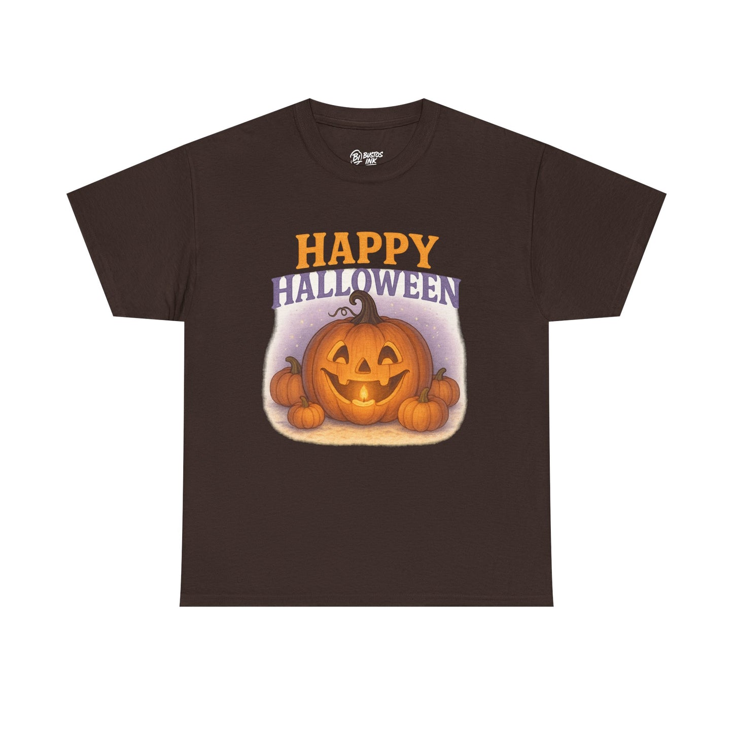 Halloween Pumpkin Unisex Cotton Tee, Fall Apparel, Costume Party Shirt, Spooky Season T-Shirt, Halloween Gift Idea