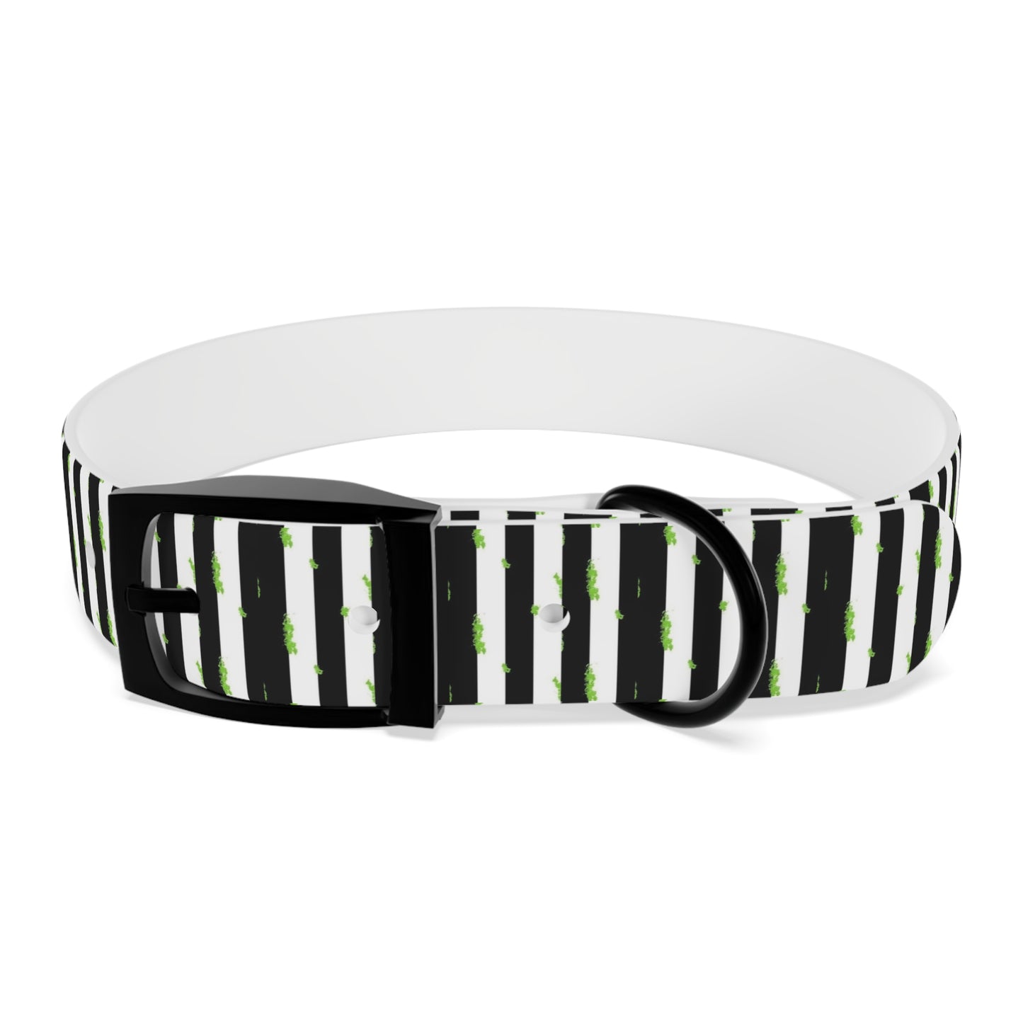 Beetlejuice Style Dog Collar